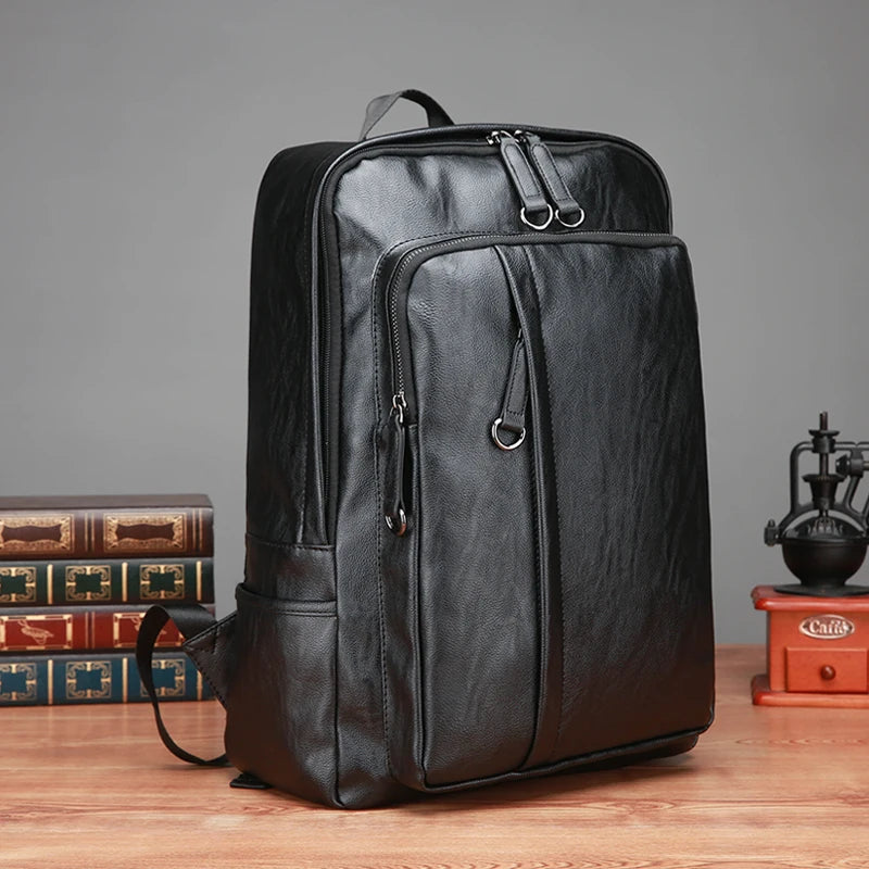 LuufanFlex Soft Leather Backpack