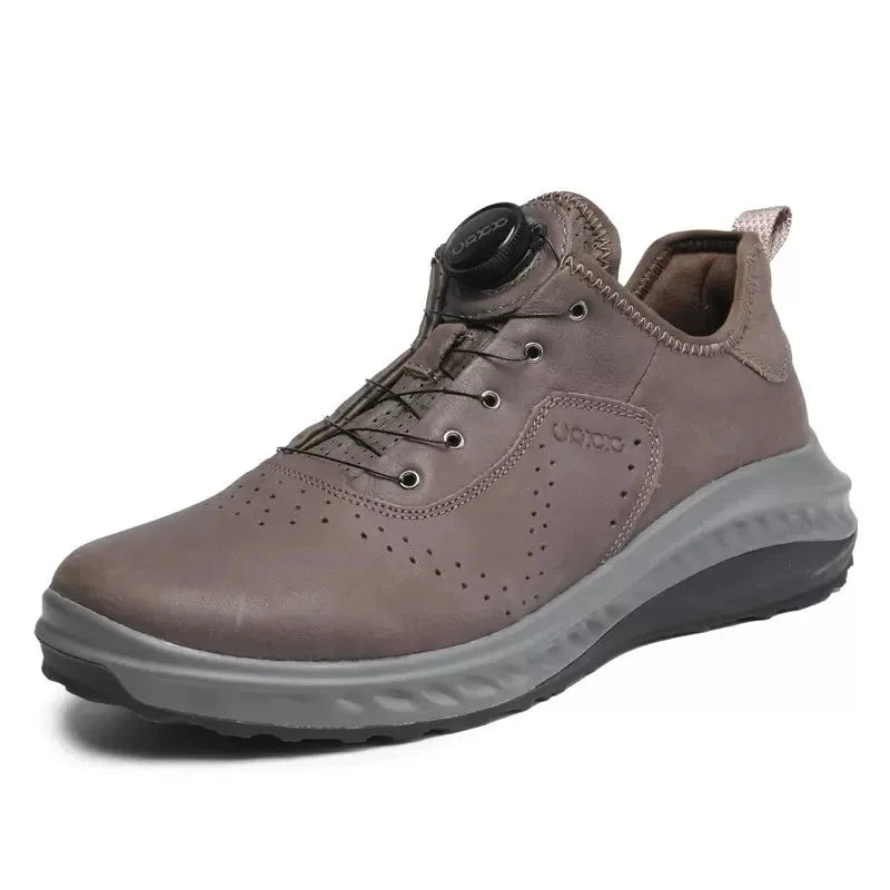 VoltCo UrbanFlex Genuine Leather Business Casual Shoes