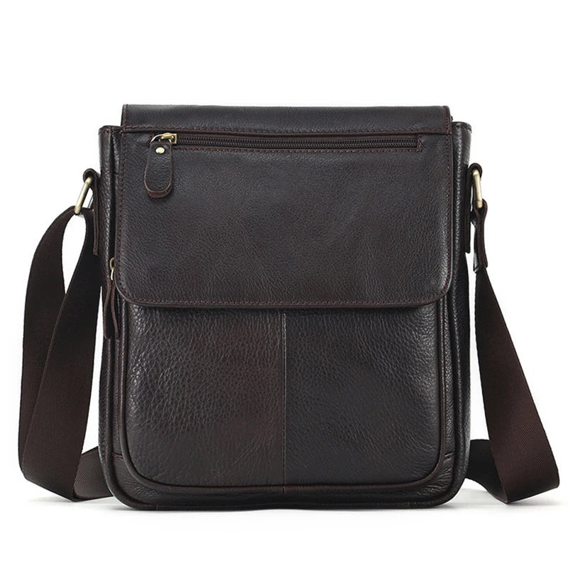 AtlasCraft Genuine Leather Shoulder Bag