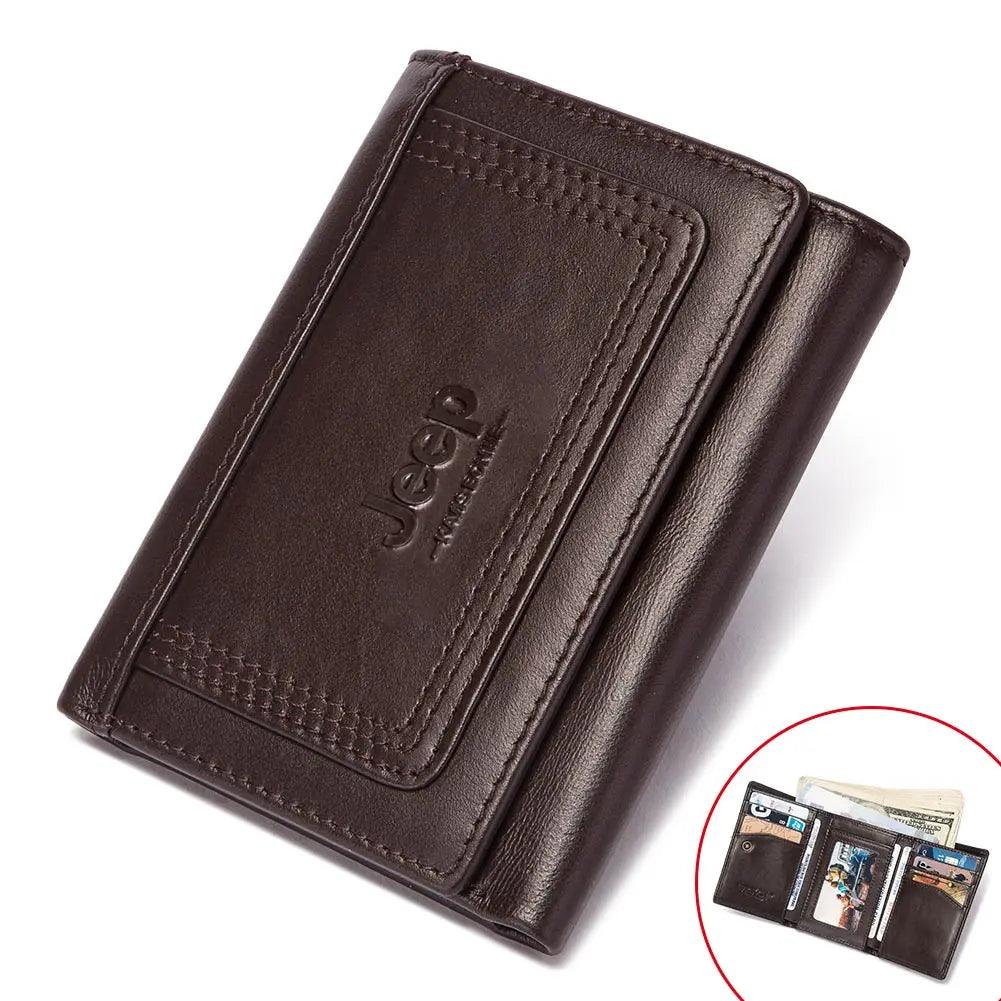 ValorCraft Genuine Leather Trifold Wallet - Voltco